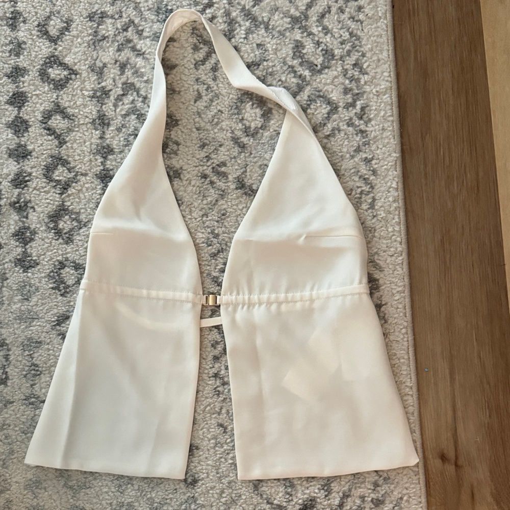 Kookai Cream Halter Top
